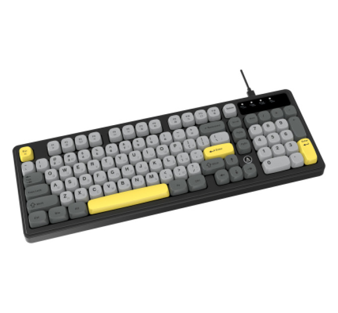 Ajazz Клавіатура Ajazz AF98 USB UA Black/Grey/Yellow (AF98-BGY)