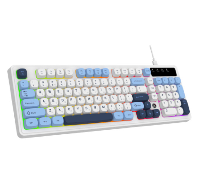 Ajazz Клавіатура Ajazz AF98 USB UA White/Blue (AF98-GB)