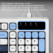 Ajazz Клавіатура Ajazz AF98 USB UA White/Blue (AF98-GB)