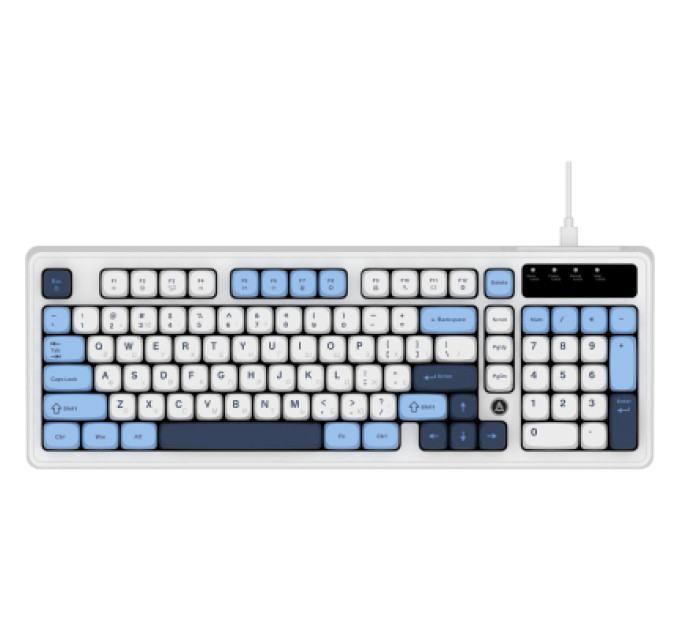 Ajazz Клавіатура Ajazz AF98 USB UA White/Blue (AF98-GB)