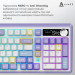Ajazz Клавіатура Ajazz AK980 V2 Gift Switch V2 Wireless/Bluetooth/USB UA White/Blue (AK980-V2-G-PWB)