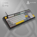 Ajazz Клавіатура Ajazz AK980 MAX Magnetic Switch USB UA Black/Grey/Yellow (AK980-MAX-M-BGY)