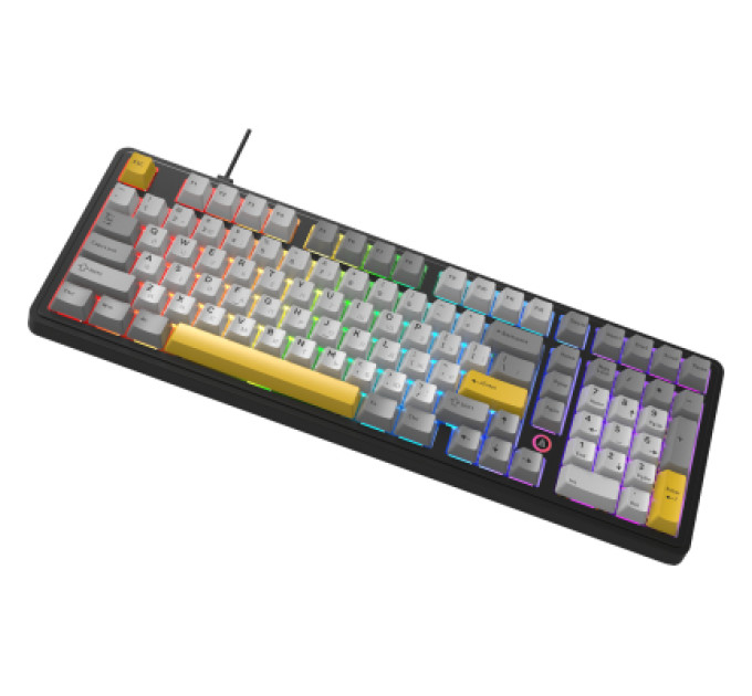 Ajazz Клавіатура Ajazz AK980 MAX Magnetic Switch USB UA Black/Grey/Yellow (AK980-MAX-M-BGY)