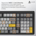Ajazz Клавіатура Ajazz AK980 MAX Magnetic Switch USB UA Black/Grey/Yellow (AK980-MAX-M-BGY)