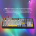 Ajazz Клавіатура Ajazz AK980 MAX Magnetic Switch USB UA Black/Grey/Yellow (AK980-MAX-M-BGY)