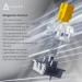 Ajazz Клавіатура Ajazz AK980 MAX Magnetic Switch USB UA Black/Grey/Yellow (AK980-MAX-M-BGY)