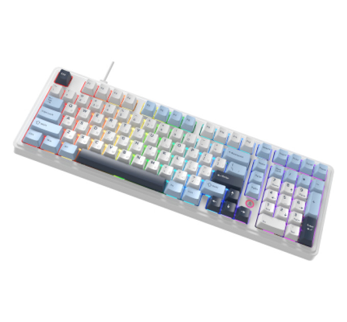 Ajazz Клавіатура Ajazz AK980 MAX Magnetic Switch USB UA White/Blue (AK980-MAX-M-BWDB)