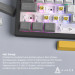 Ajazz Клавіатура Ajazz AK650 Moon Yellow Switch USB UA Black/Grey/Yellow (AK650-MY-GWY)