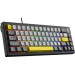 Ajazz Клавіатура Ajazz AK650 Moon Yellow Switch USB UA Black/Grey/Yellow (AK650-MY-GWY)