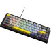 Ajazz Клавіатура Ajazz AK650 Moon Yellow Switch USB UA Black/Grey/Yellow (AK650-MY-GWY)