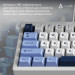 Ajazz Клавіатура Ajazz AK650 Sea Salt Switch USB UA White/Blue (AK650-SS-BWB)