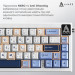 Ajazz Клавіатура Ajazz AK650 Sea Salt Switch USB UA White/Blue (AK650-SS-BWB)