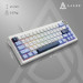 Ajazz Клавіатура Ajazz AK650 Sea Salt Switch USB UA White/Blue (AK650-SS-BWB)