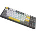 Ajazz Клавіатура Ajazz AK870 V2 Flying Fish Switch USB UA Black/Grey/Yellow (AK870-V2-FF-BGY)