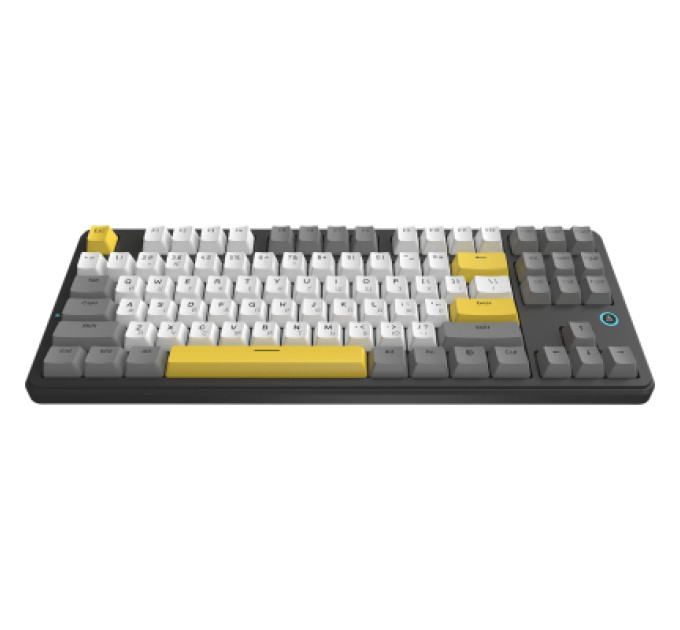 Ajazz Клавіатура Ajazz AK870 V2 Flying Fish Switch USB UA Black/Grey/Yellow (AK870-V2-FF-BGY)