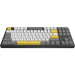 Ajazz Клавіатура Ajazz AK870 V2 Flying Fish Switch USB UA Black/Grey/Yellow (AK870-V2-FF-BGY)