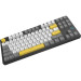 Ajazz Клавіатура Ajazz AK870 V2 Flying Fish Switch USB UA Black/Grey/Yellow (AK870-V2-FF-BGY)