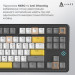 Ajazz Клавіатура Ajazz AK870 V2 Flying Fish Switch USB UA Black/Grey/Yellow (AK870-V2-FF-BGY)