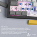 Ajazz Клавіатура Ajazz AK870 V2 Flying Fish Switch USB UA Black/Grey/Yellow (AK870-V2-FF-BGY)