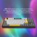 Ajazz Клавіатура Ajazz AK870 V2 Flying Fish Switch USB UA Black/Grey/Yellow (AK870-V2-FF-BGY)