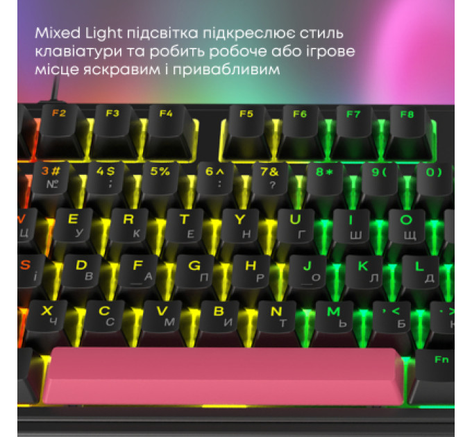 Ajazz Клавіатура Ajazz AK980 Red Switch USB UA Black (AK980-R-BR)