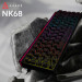 Ajazz Клавіатура Ajazz NK68 Red Switch USB UA Black (NK68-R-S-B)