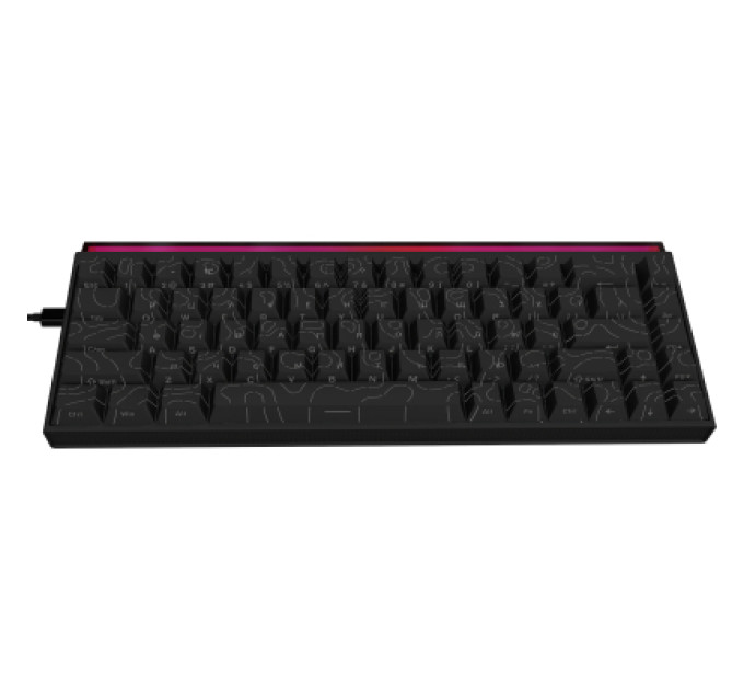 Ajazz Клавіатура Ajazz NK68 Red Switch USB UA Black (NK68-R-S-B)