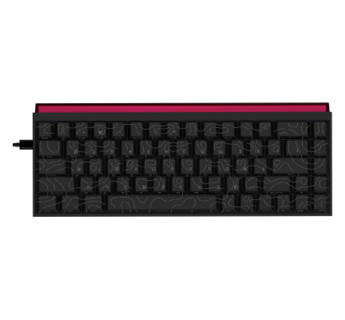 Ajazz Клавіатура Ajazz NK68 Red Switch USB UA Black (NK68-R-S-B)