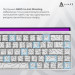 Ajazz Клавіатура Ajazz NK68 Red Switch USB UA White (NK68-R-S-W)