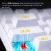 Ajazz Клавіатура Ajazz NK68 Red Switch USB UA White (NK68-R-W)