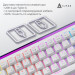 Ajazz Клавіатура Ajazz NK68 Red Switch USB UA White (NK68-R-W)