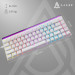 Ajazz Клавіатура Ajazz NK68 Red Switch USB UA White (NK68-R-W)