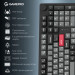 GamePro Клавіатура GamePro Asgard Drakkar Keychron Super Red Switch Wireless/Bluetooth/USB UA Black (MK305BK)