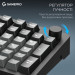 GamePro Клавіатура GamePro Asgard Drakkar Keychron Super Red Switch Wireless/Bluetooth/USB UA Black (MK305BK)