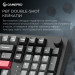 GamePro Клавіатура GamePro Asgard Drakkar Keychron Super Red Switch Wireless/Bluetooth/USB UA Black (MK305BK)