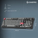 GamePro Клавіатура GamePro Asgard Drakkar Keychron Super Red Switch Wireless/Bluetooth/USB UA Black (MK305BK)