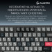 GamePro Клавіатура GamePro Asgard Drakkar Keychron Super Red Switch Wireless/Bluetooth/USB UA Black (MK305BK)