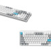 GamePro Клавіатура GamePro Asgard Drakkar Keychron Super Red Switch Wireless/Bluetooth/USB UA White (MK305WH)