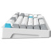 GamePro Клавіатура GamePro Asgard Drakkar Keychron Super Red Switch Wireless/Bluetooth/USB UA White (MK305WH)