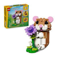 Конструктор LEGO Creator Чарівний хом'як з квіткою (31376)