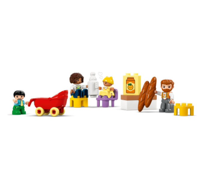 LEGO Конструктор LEGO DUPLO Town Сучасний родинний будинок із фігурками 3 в 1 (10470)