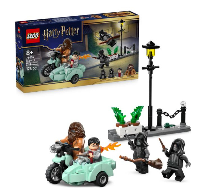 LEGO Конструктор LEGO Harry Potter Геґрід і Гаррі: Втеча з Тисової вулиці (76459)