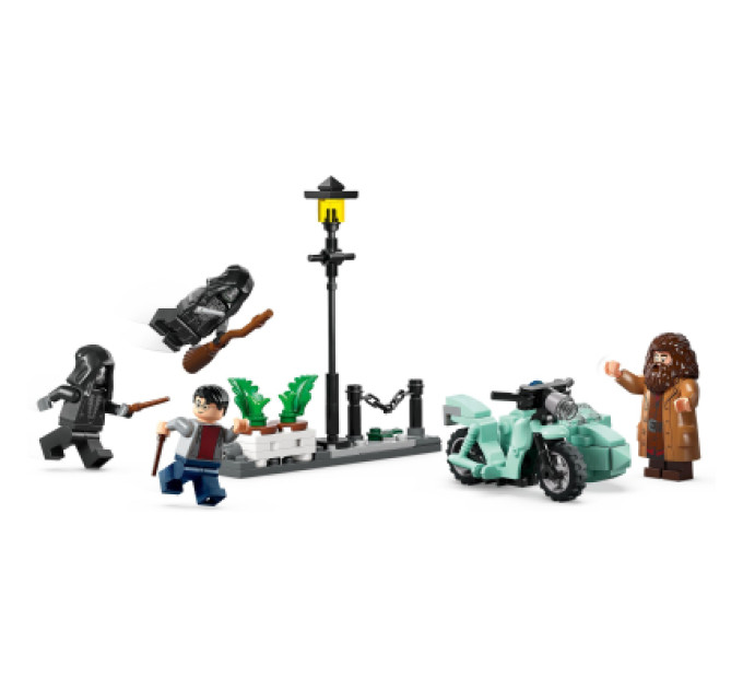 LEGO Конструктор LEGO Harry Potter Геґрід і Гаррі: Втеча з Тисової вулиці (76459)