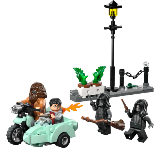 LEGO Конструктор LEGO Harry Potter Геґрід і Гаррі: Втеча з Тисової вулиці (76459)