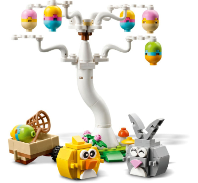 LEGO Конструктор LEGO Великодній кролик і полювання на курячі яйця (40808)