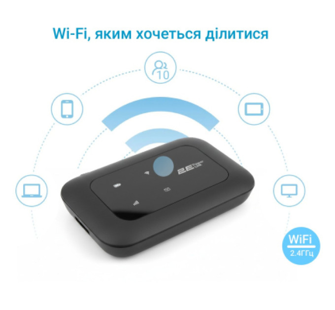 2E Мобільний Wi-Fi роутер 2E PowerLink MiFi-2 2025 (794300866717)