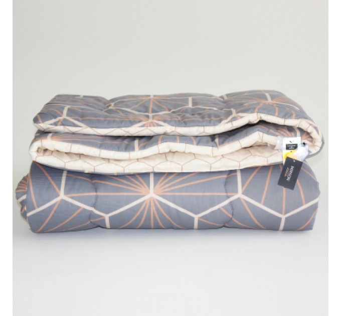 Ковдра MirSon вовняна Зима №3014 Color Fun Line Geometry 200х220 (2200004833989)