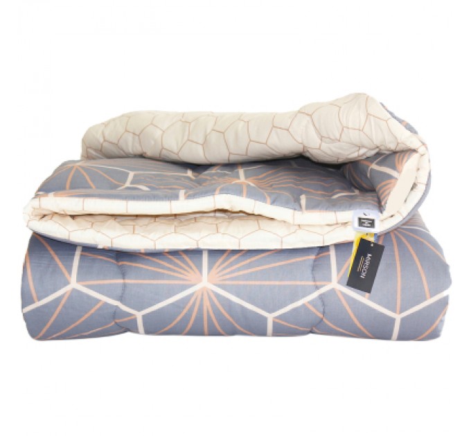 Ковдра MirSon вовняна Зима №3014 Color Fun Line Geometry 200х220 (2200004833989)