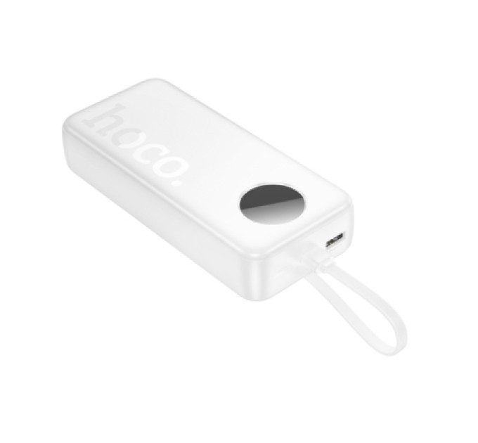HOCO Батарея універсальна HOCO 20000mAh, PD/20W, 22.5W, White (J132A / 42067)