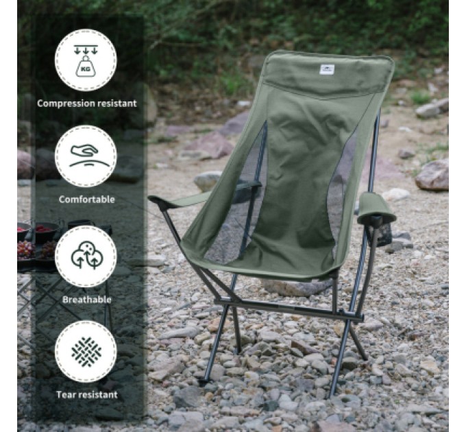 Крісло складане Naturehike CNK2300JU0003, зелене (6976023929472)